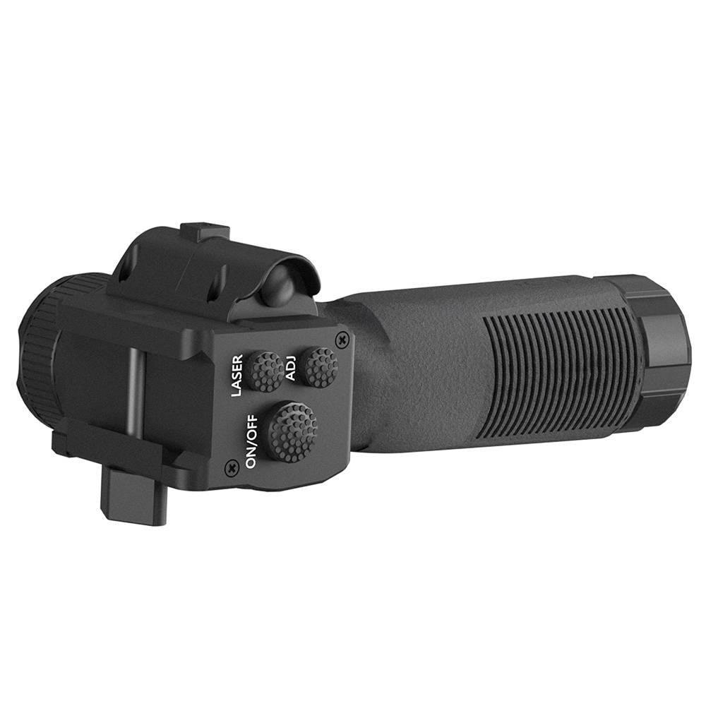 2000 Lumens Rechargeable Foregrip Tactical Flashlight with Green Laser Beam and White LED Combo For Byrna Mission 4 & TCR - NAKESTORES