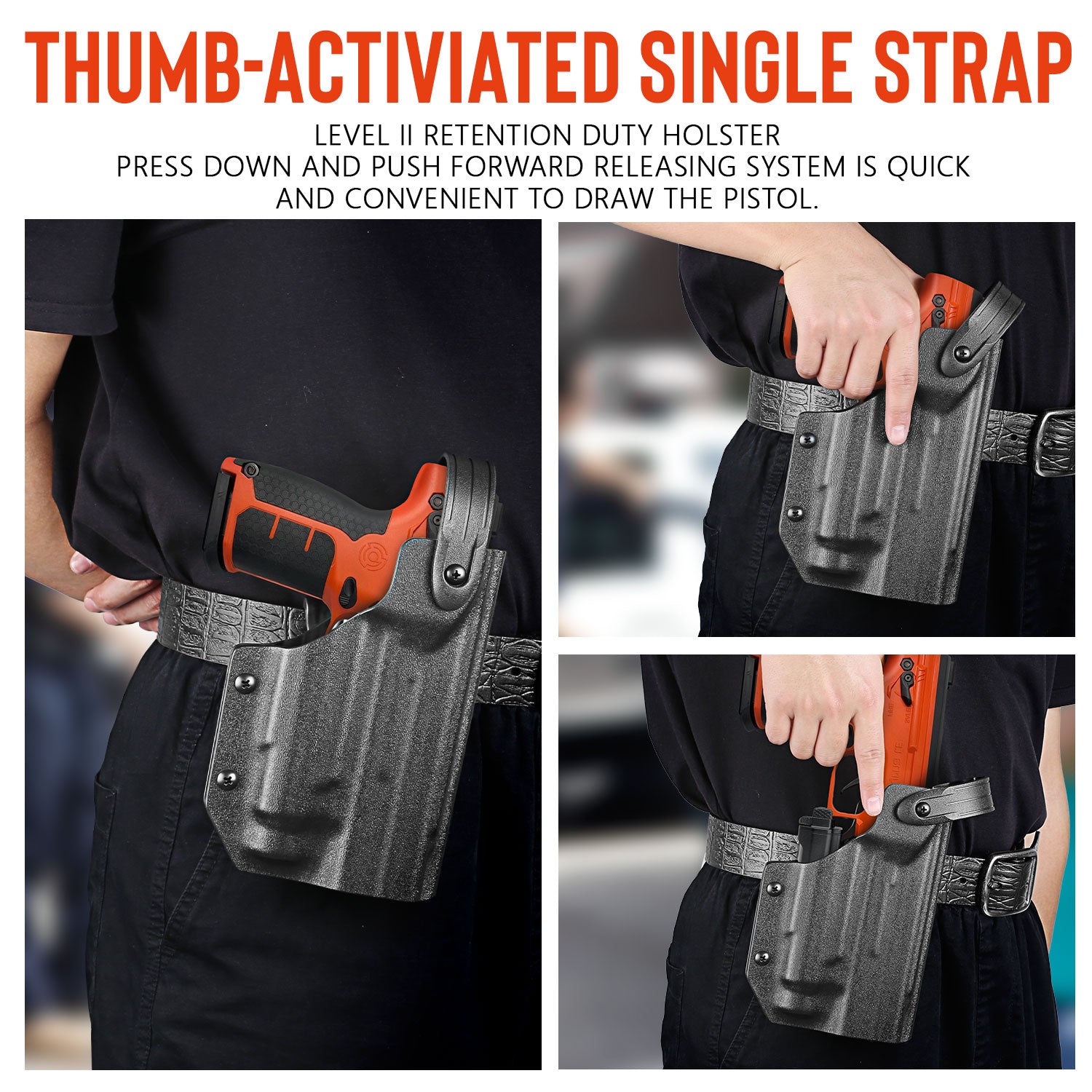 Level 3 Byrna Custom Holster & Flashlight laser Combo For Byrna LE or SDXL ( Holster & Laser-Light) - NAKESTORES