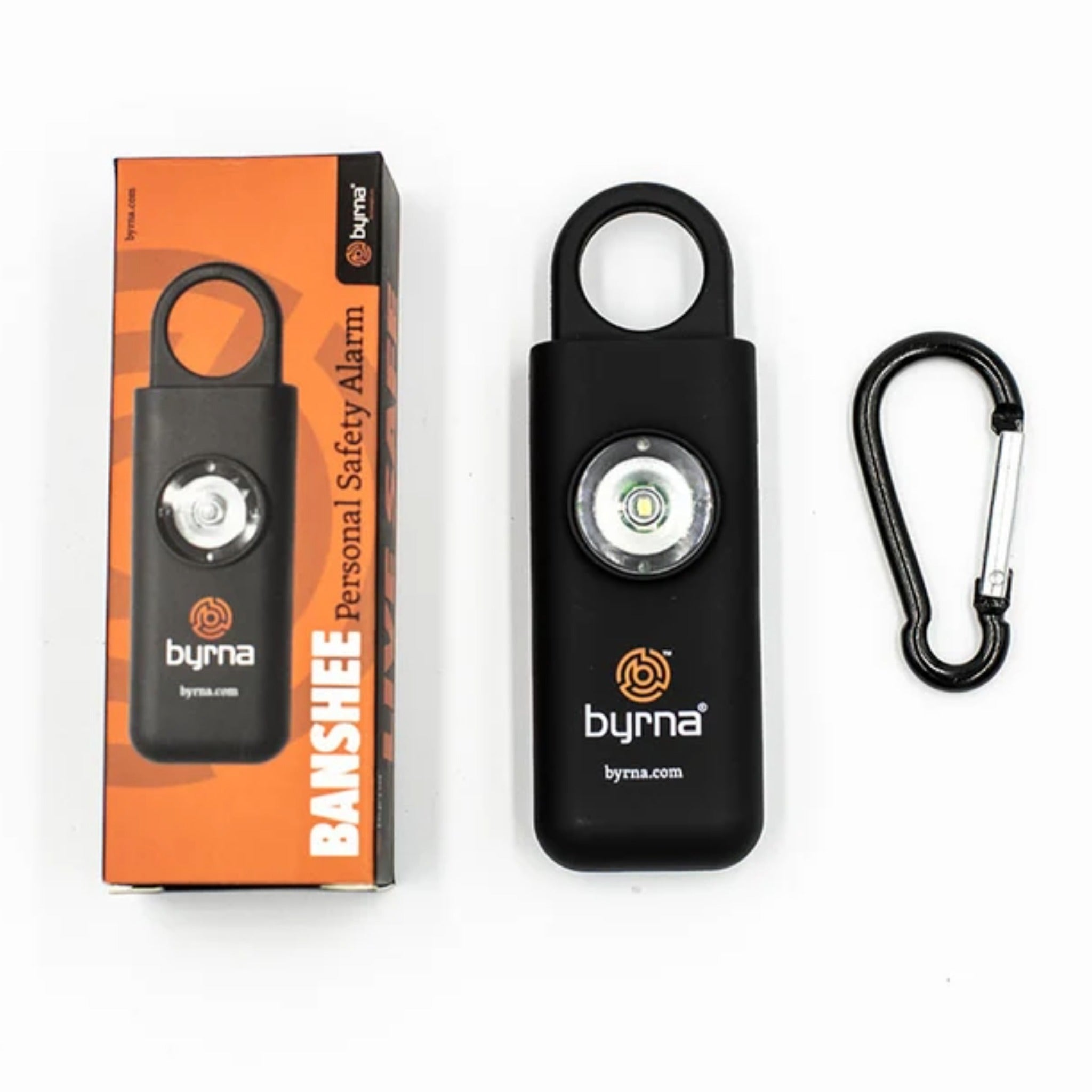 Byrna Banshee Personal Safety Alarm - 130dB Loud Emergency Keychain