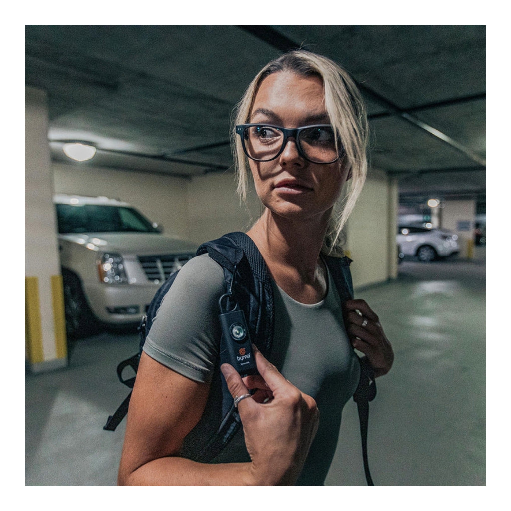 Byrna Banshee Personal Safety Alarm - 130dB Loud Emergency Keychain