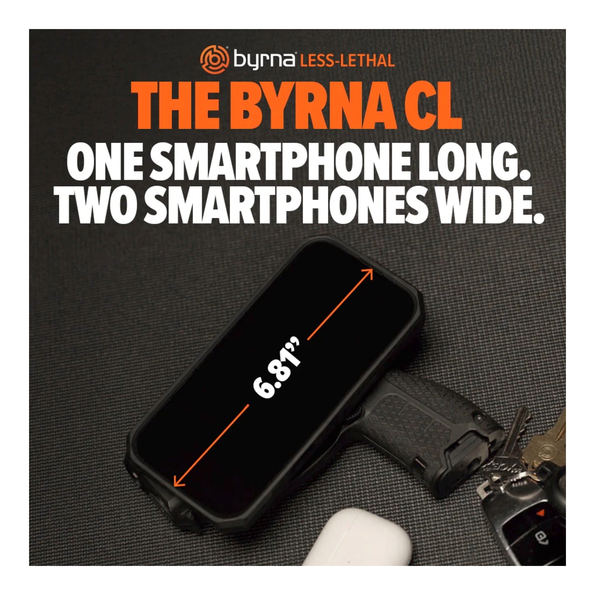 Byrna CL Launcher - 400 FPS Compact Self-Defense Launcher