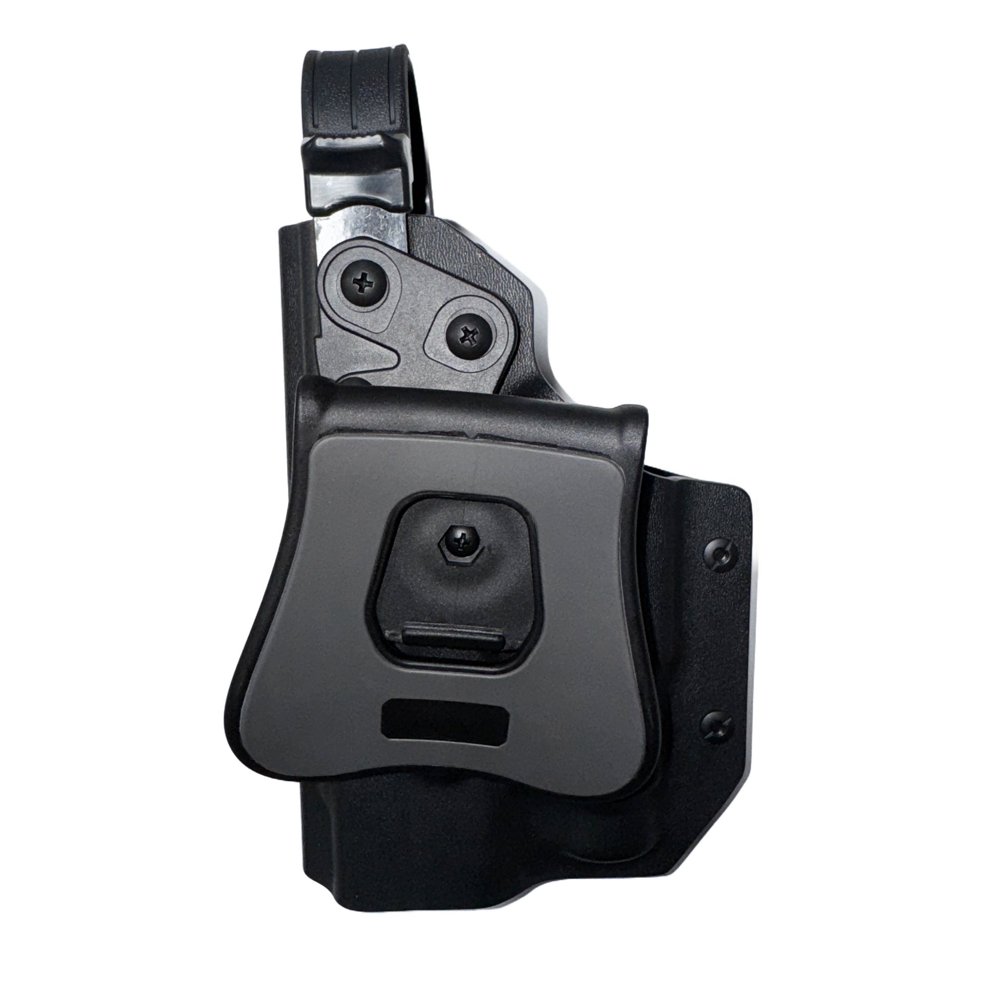 Level 3 RH Custom Holster For Byrna LE or SDXL Launcher compatible with Divalite laser light combo - NAKESTORES