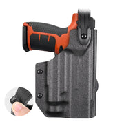 Level 3 RH Custom Holster For Byrna LE or SDXL Launcher compatible with Divalite laser light combo - NAKESTORES