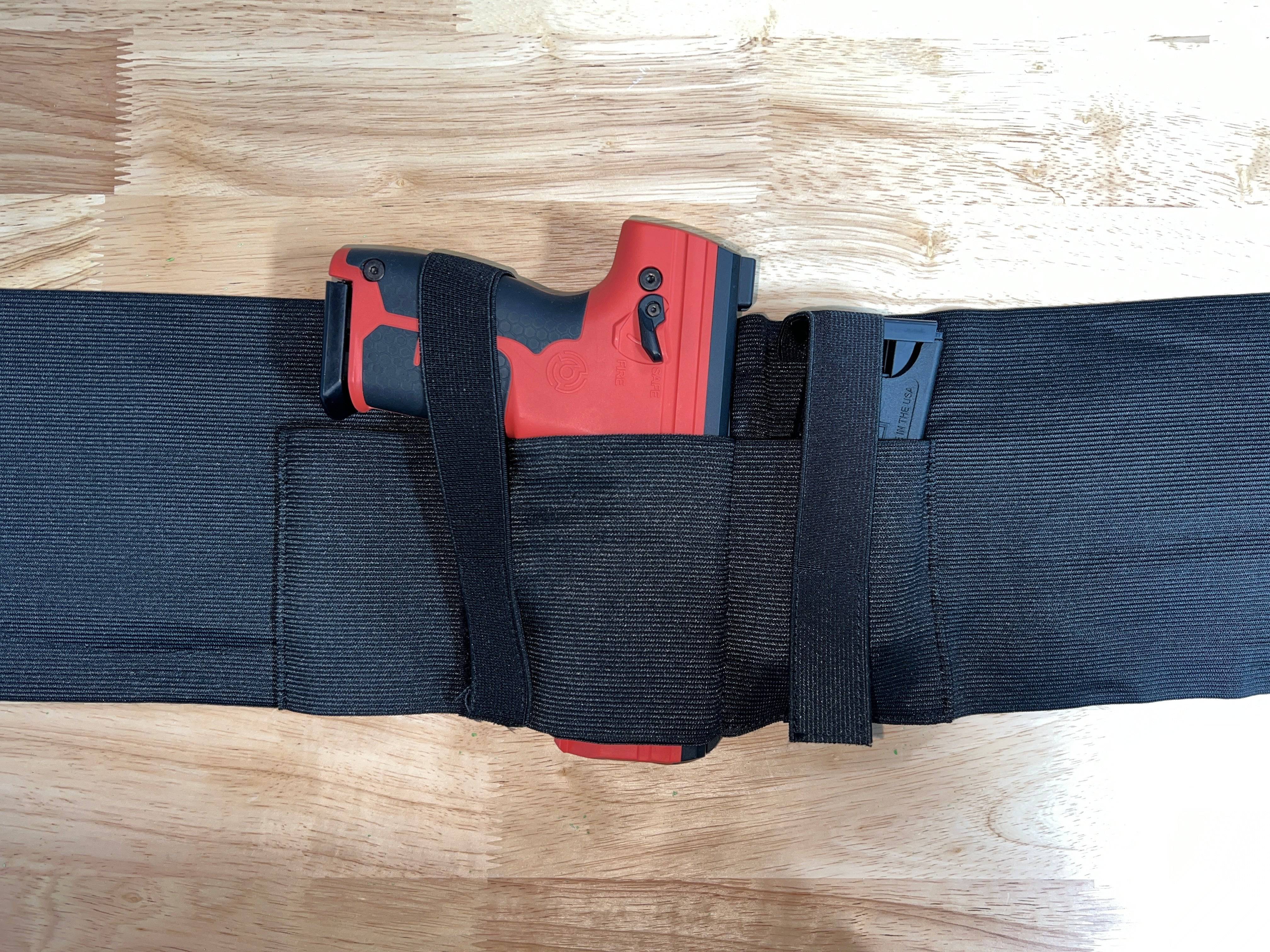 Belly Belt Holster for Byrna SD and LE Launchers - Right & Left Hand Use - NAKESTORES