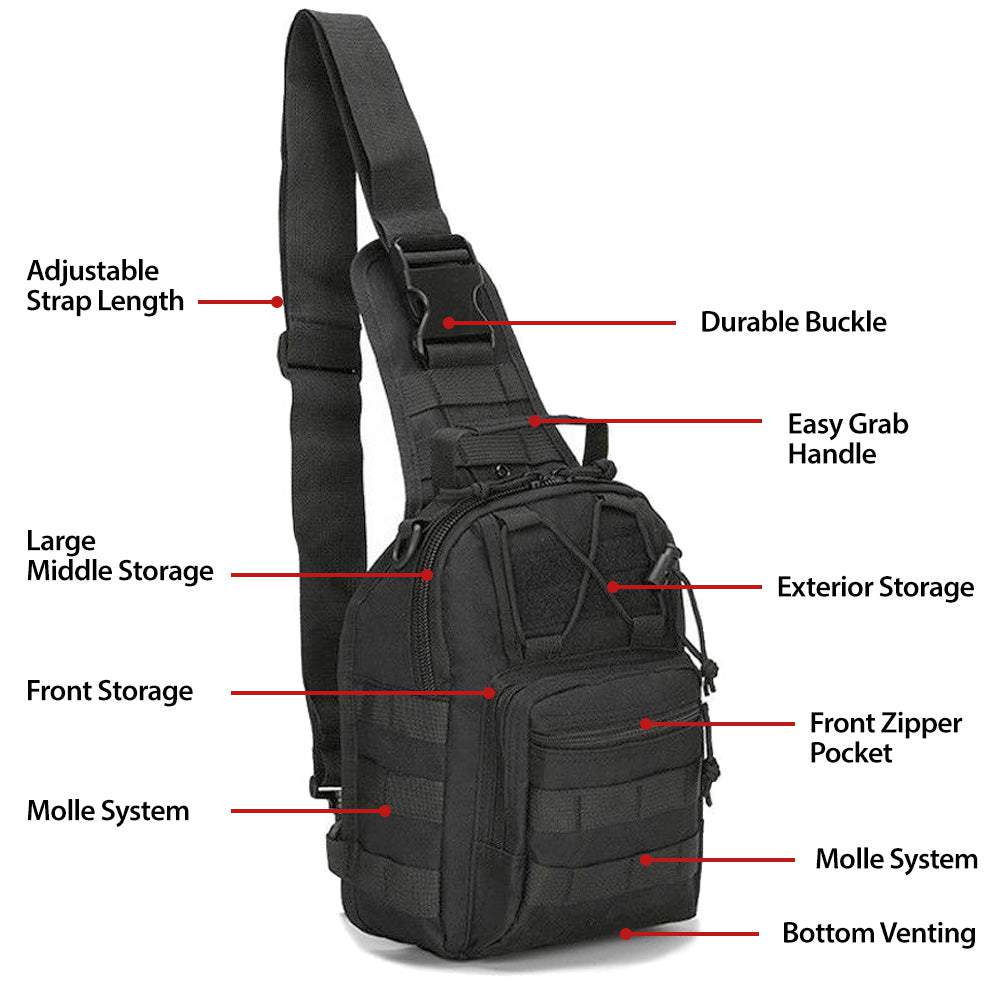 Conceal Carry Sling Bags For Byrna LE, SD & HD - Slim or Tactical Option - NAKESTORES