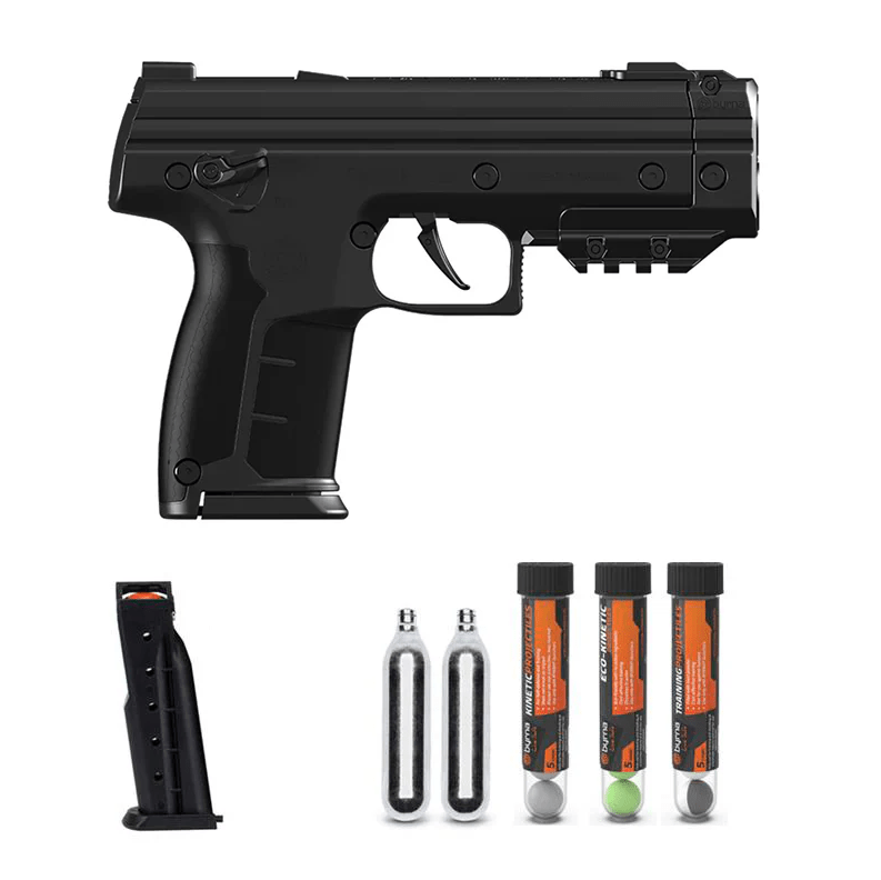 Nakestores LE Bundle Black | Includes Byrna LE Universal Kit + (100) Kinetic Projectiles + (10) 12grams CO2 + Level 2 Holster - NAKESTORES