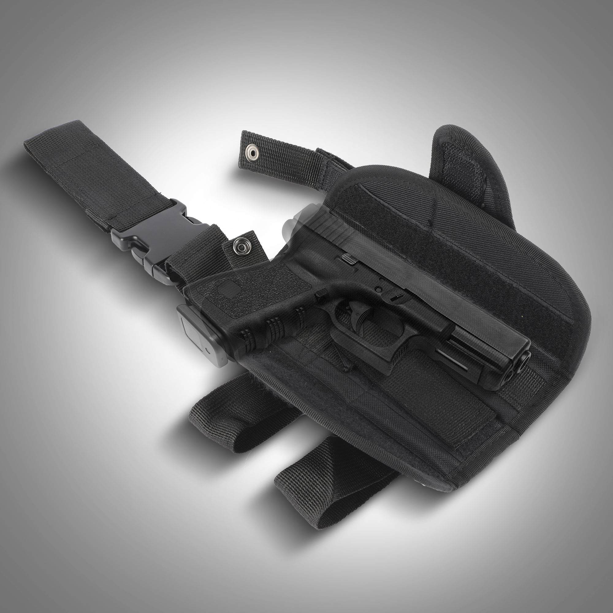 Tactical Drop Leg Thigh Holster - Fit Any Byrna Pistol Launcher - NAKESTORES