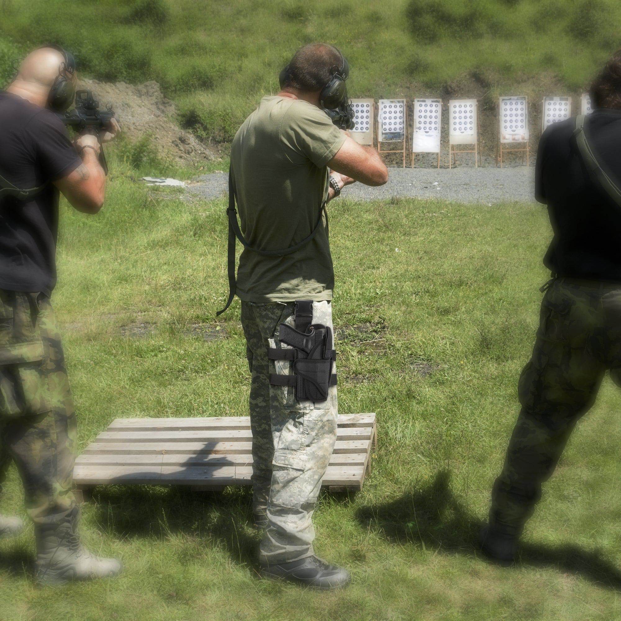 Tactical Drop Leg Thigh Holster - Fit Any Byrna Pistol Launcher - NAKESTORES