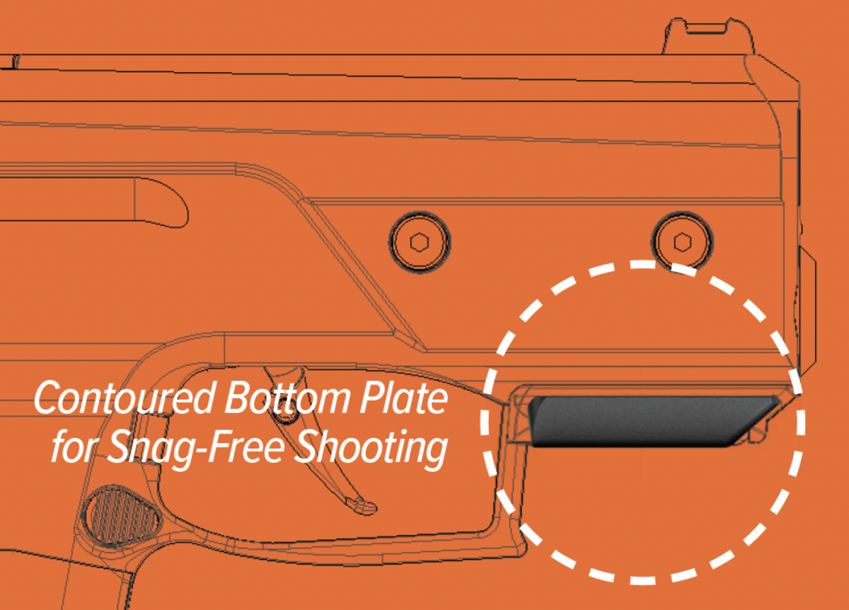 Byrna CL Bottom Cover – Snag-Free Pic Rail Replacement
