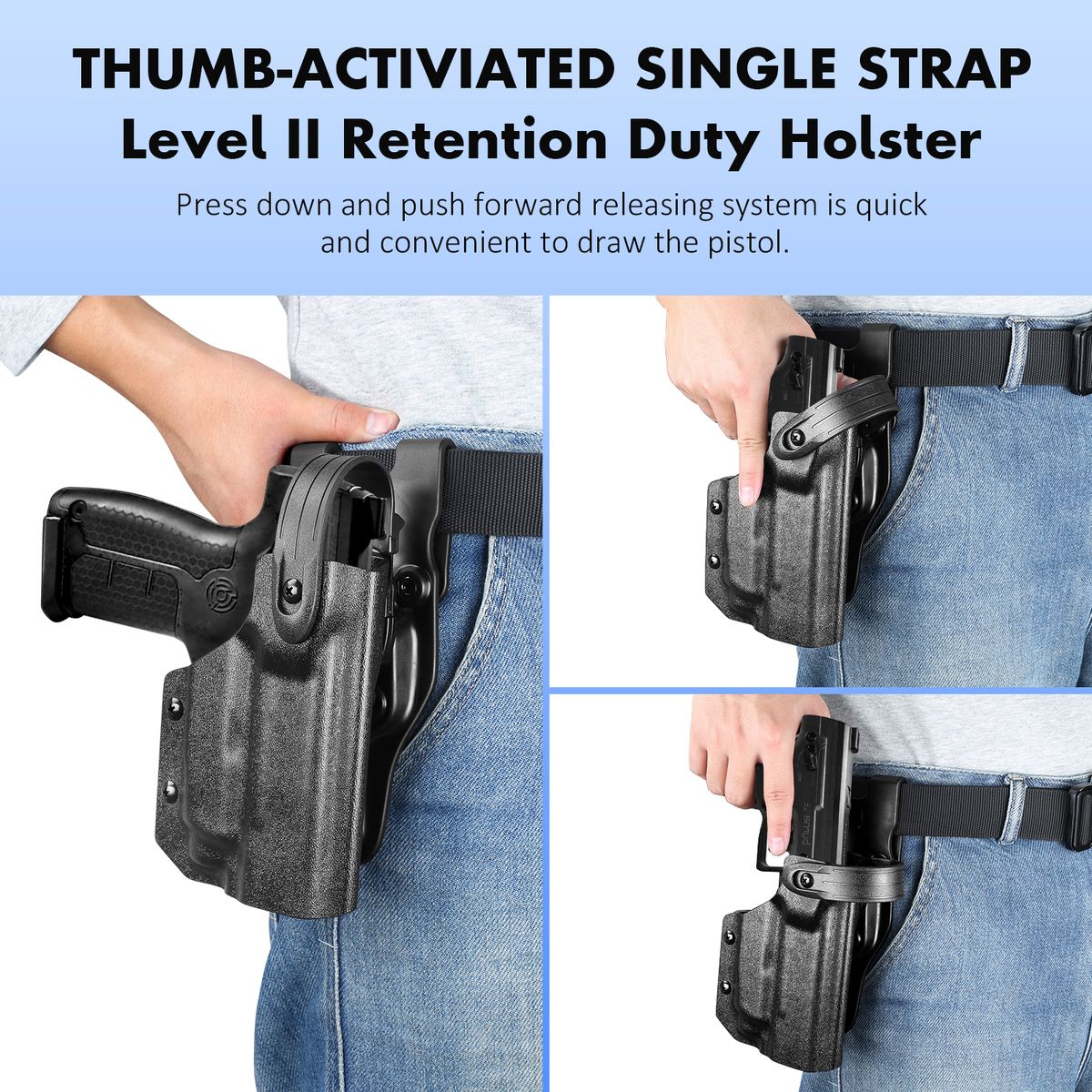 Level 3 Byrna Custom Holster & Flashlight laser Combo For Byrna SD ( Holster & Laser-Light) - NAKESTORES