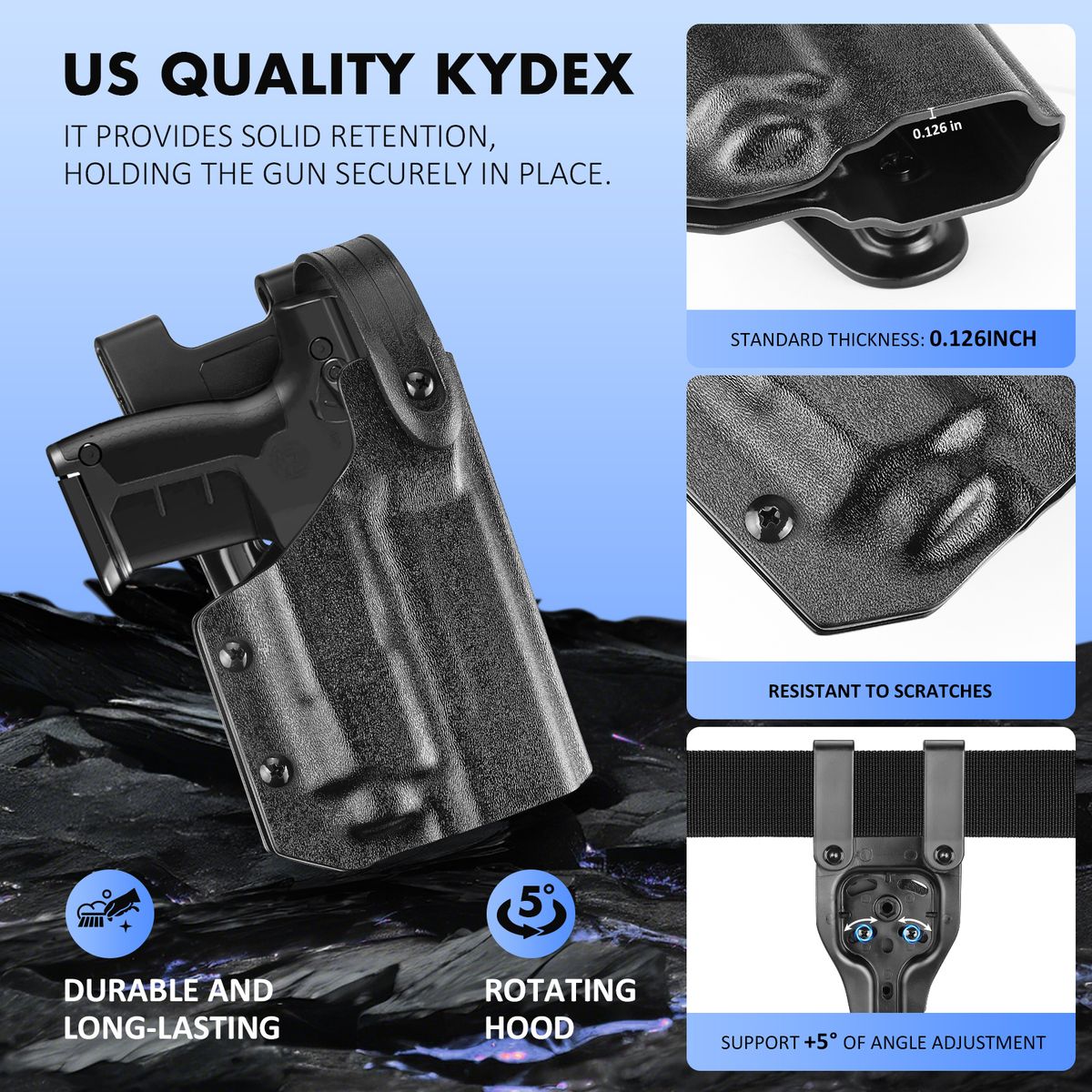 Level 3 Byrna Custom Holster & Flashlight laser Combo For Byrna SD ( Holster & Laser-Light) - NAKESTORES