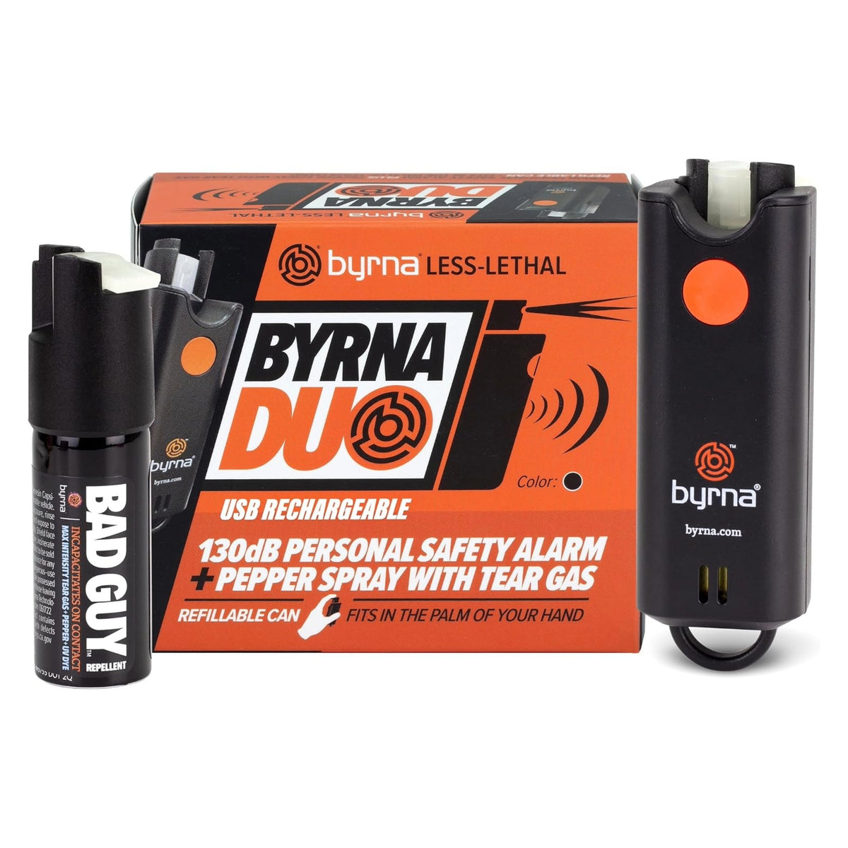 Byrna Duo – 130dB Alarm + Pepper Spray Self-Defense Device