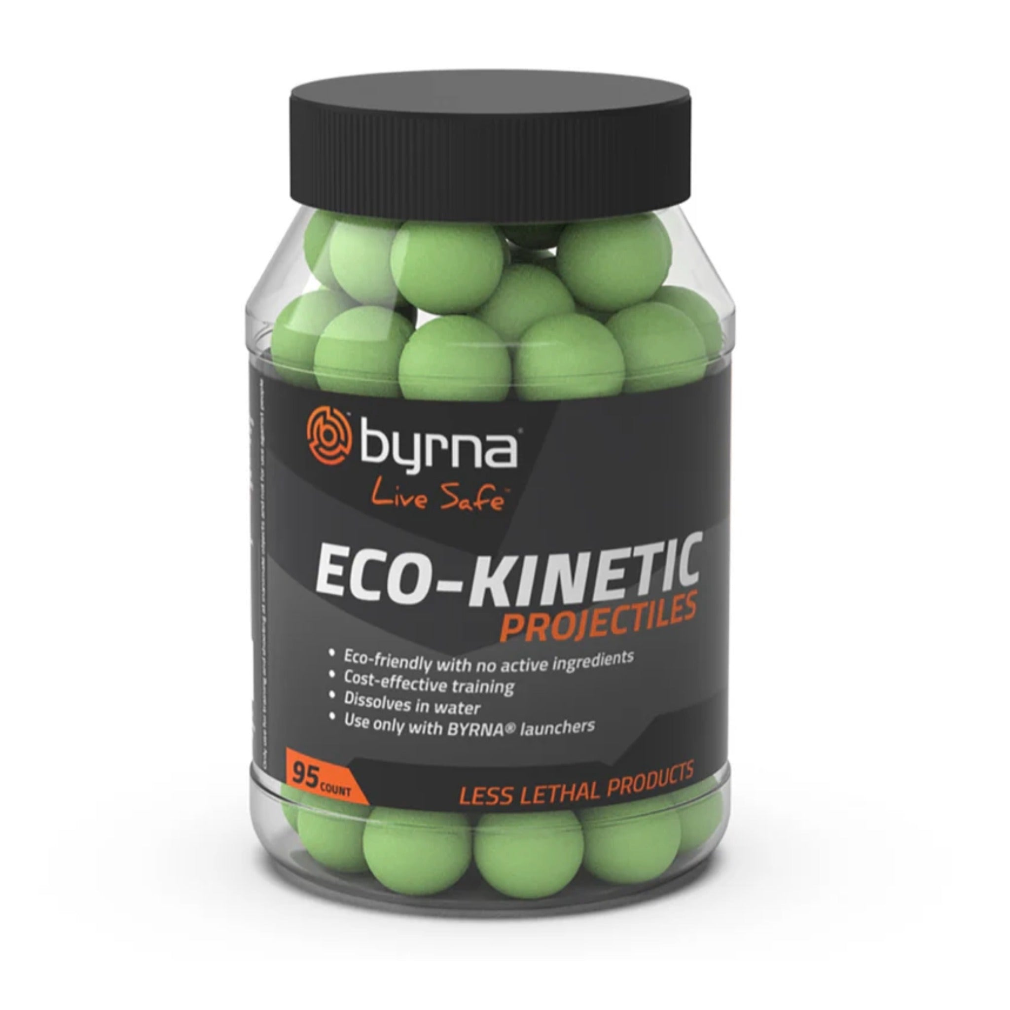 Byrna Eco-Kinetic Projectiles .68 Caliber - 95 Count (Training Only)