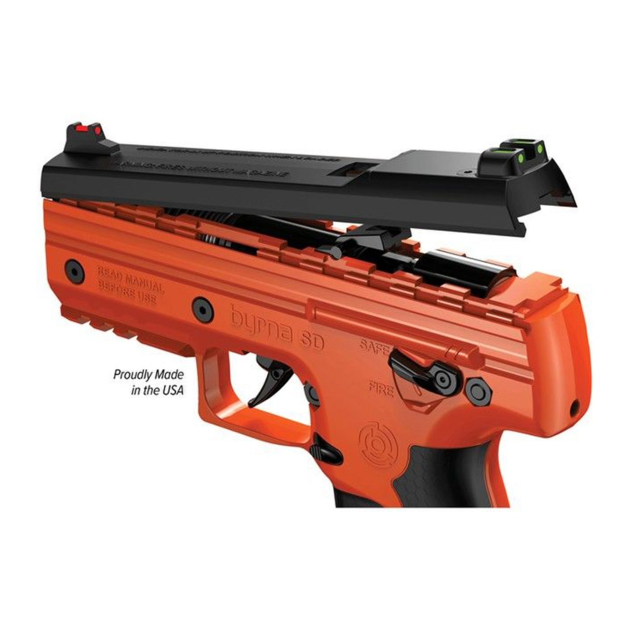 Byrna Pro-Fiber Top Cover - Fiber Optic Sights for HD, SD, LE, SDXL, EP