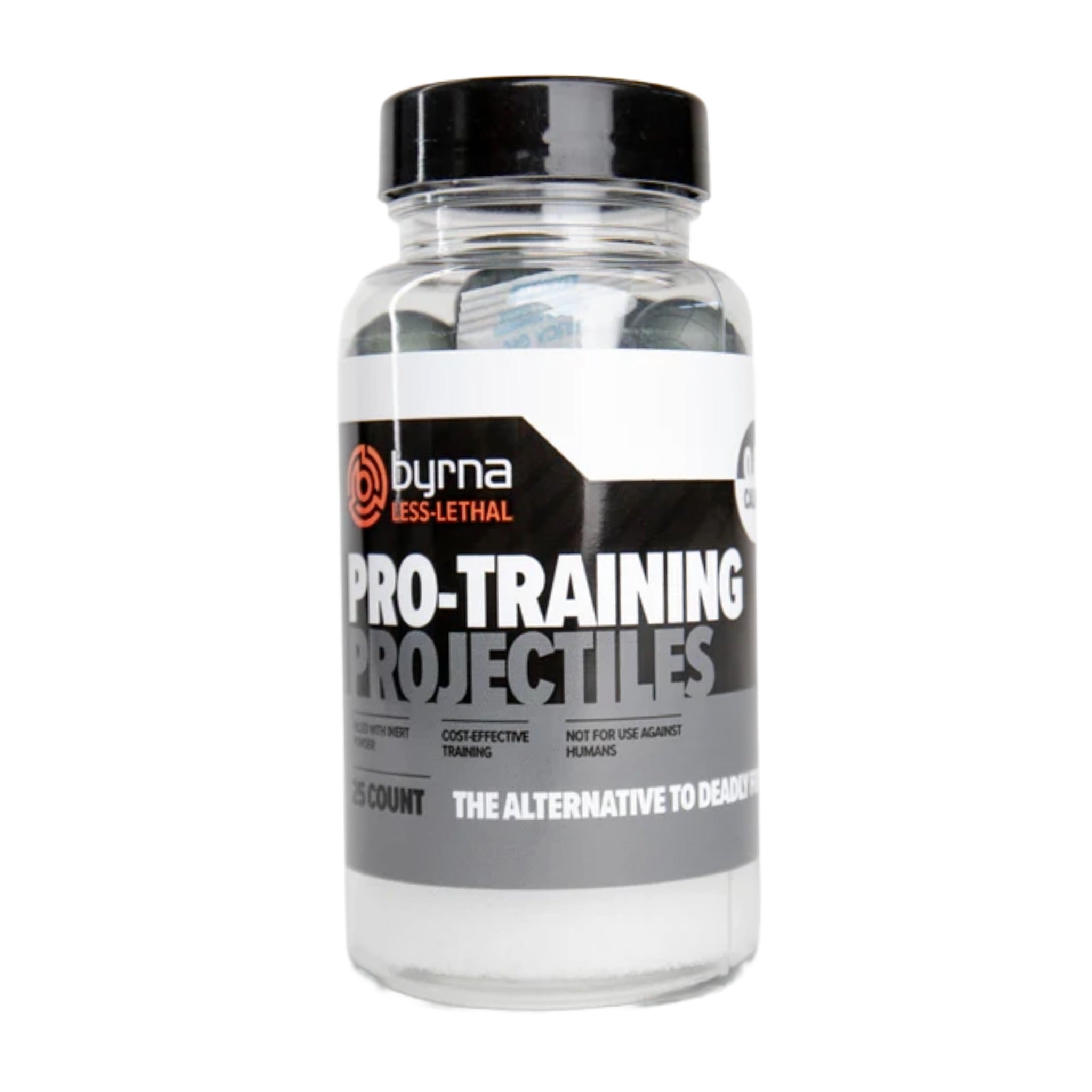 Byrna Pro Training Projectiles .61 Cal - 25 Count | CL Inert Training Rounds