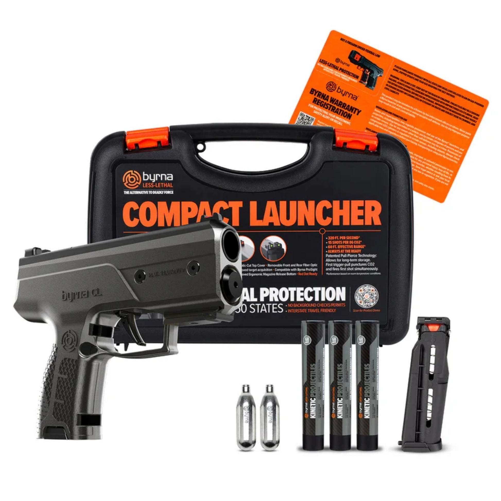Byrna CL Launcher - 400 FPS Compact Self-Defense Launcher - Ungunn