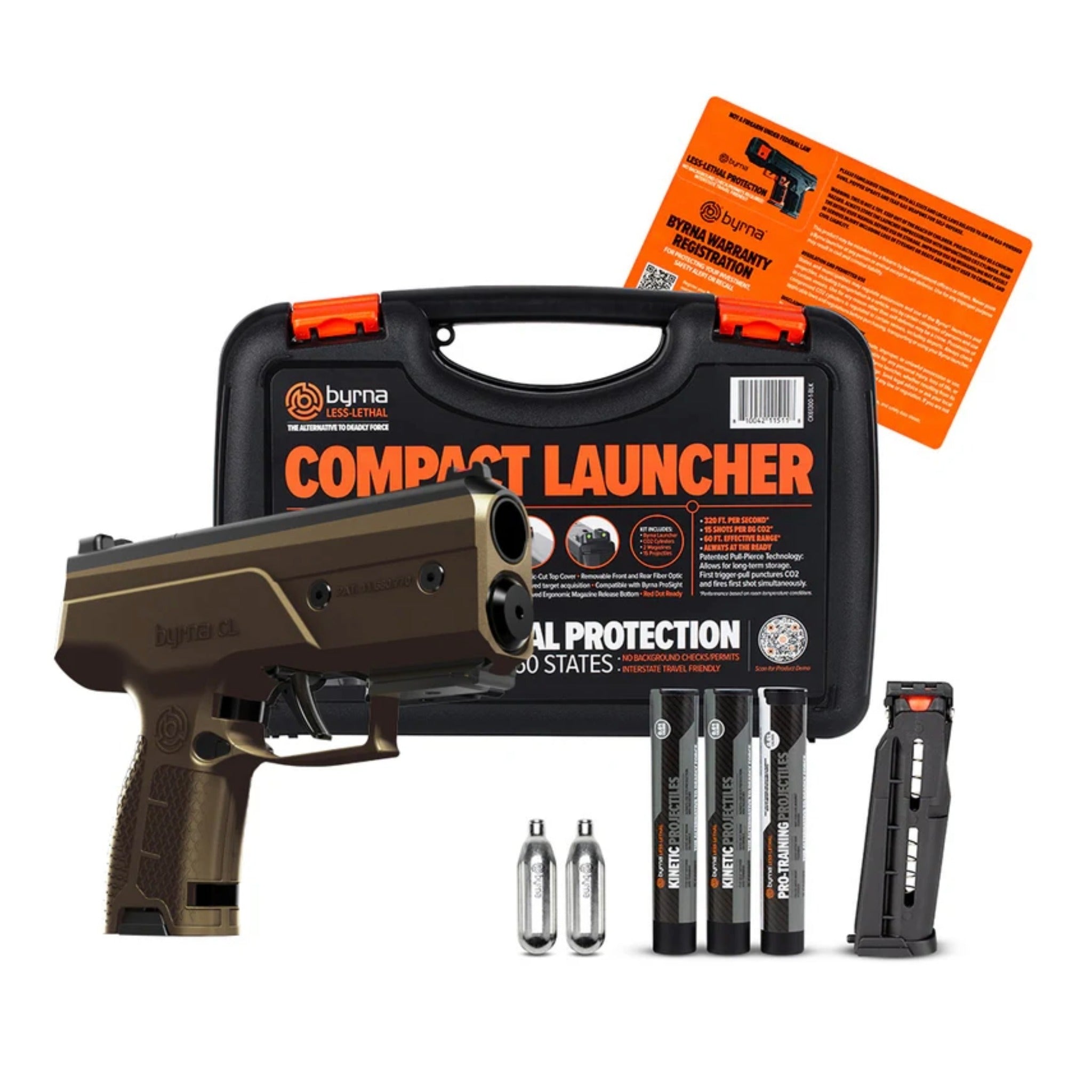 Byrna CL Launcher - 400 FPS Compact Self-Defense Launcher