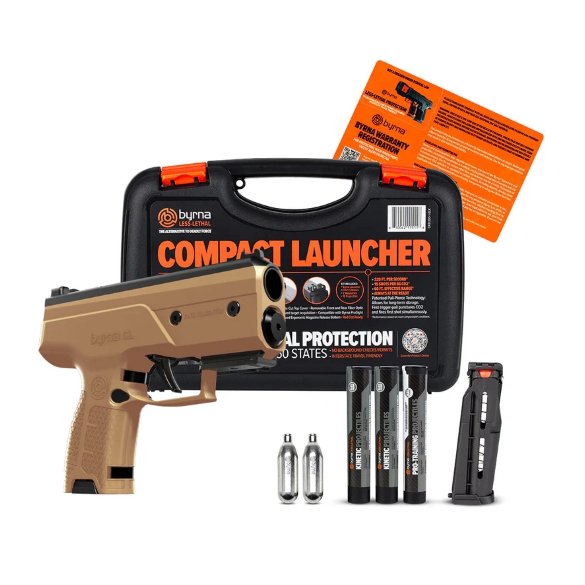 Byrna CL Launcher - 400 FPS Compact Self-Defense Launcher