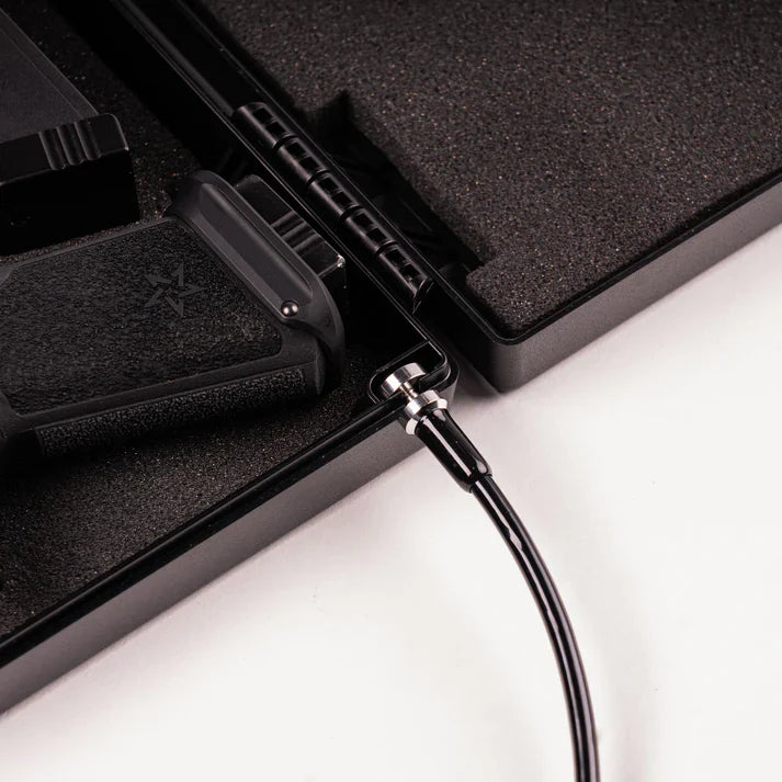 StopBox Security Cable 4ft - Steel Cable Lock for Gun Safes | 1500 lbs Rated - Ungunn