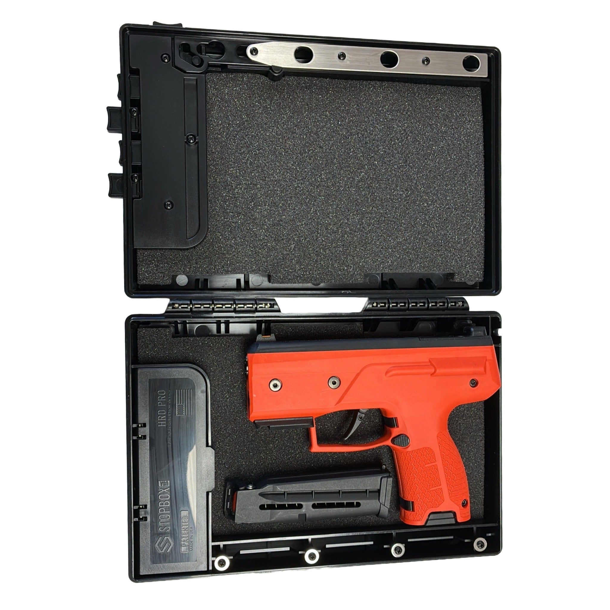 StopBox Compact Mechanical Gun Safe - Portable Travel | No Batteries - Ungunn