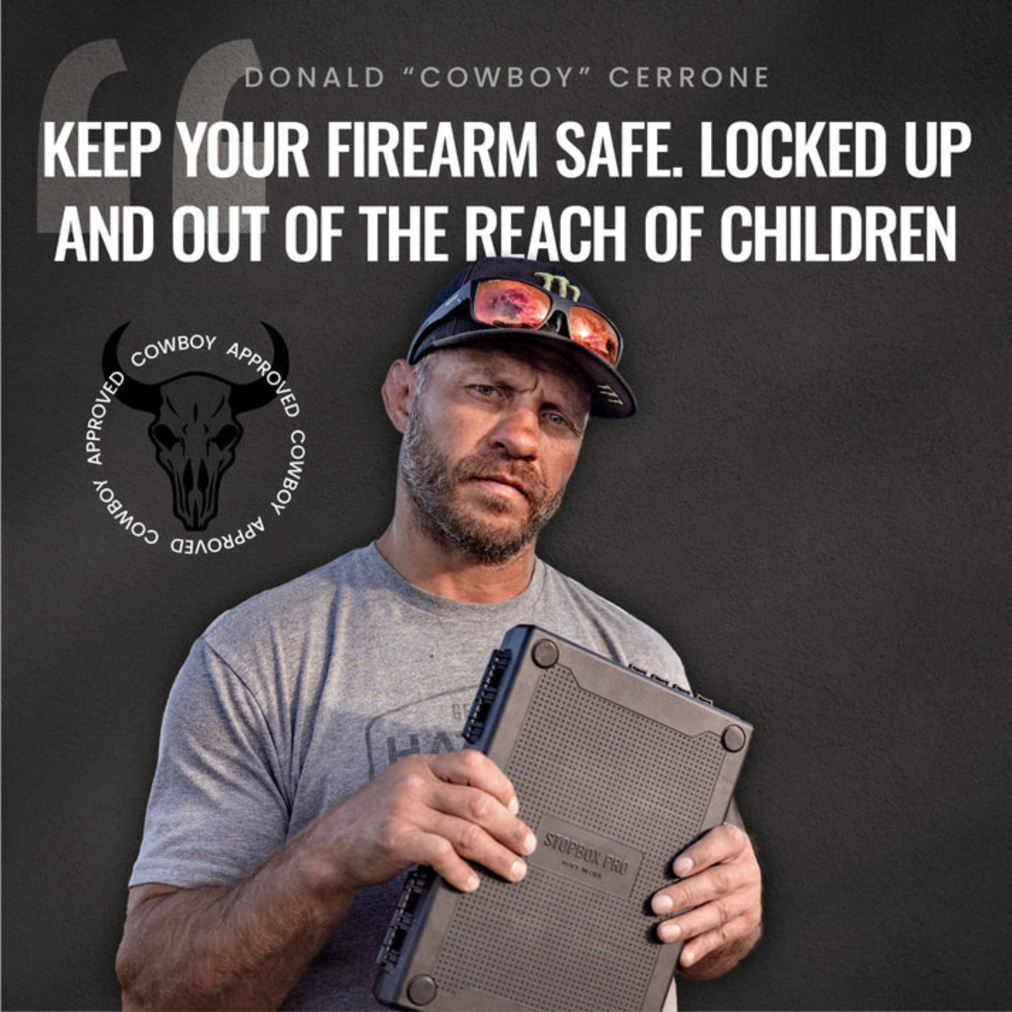 StopBox Pro Mechanical Gun Safe - Quick Access | No Batteries | Made in USA - Ungunn