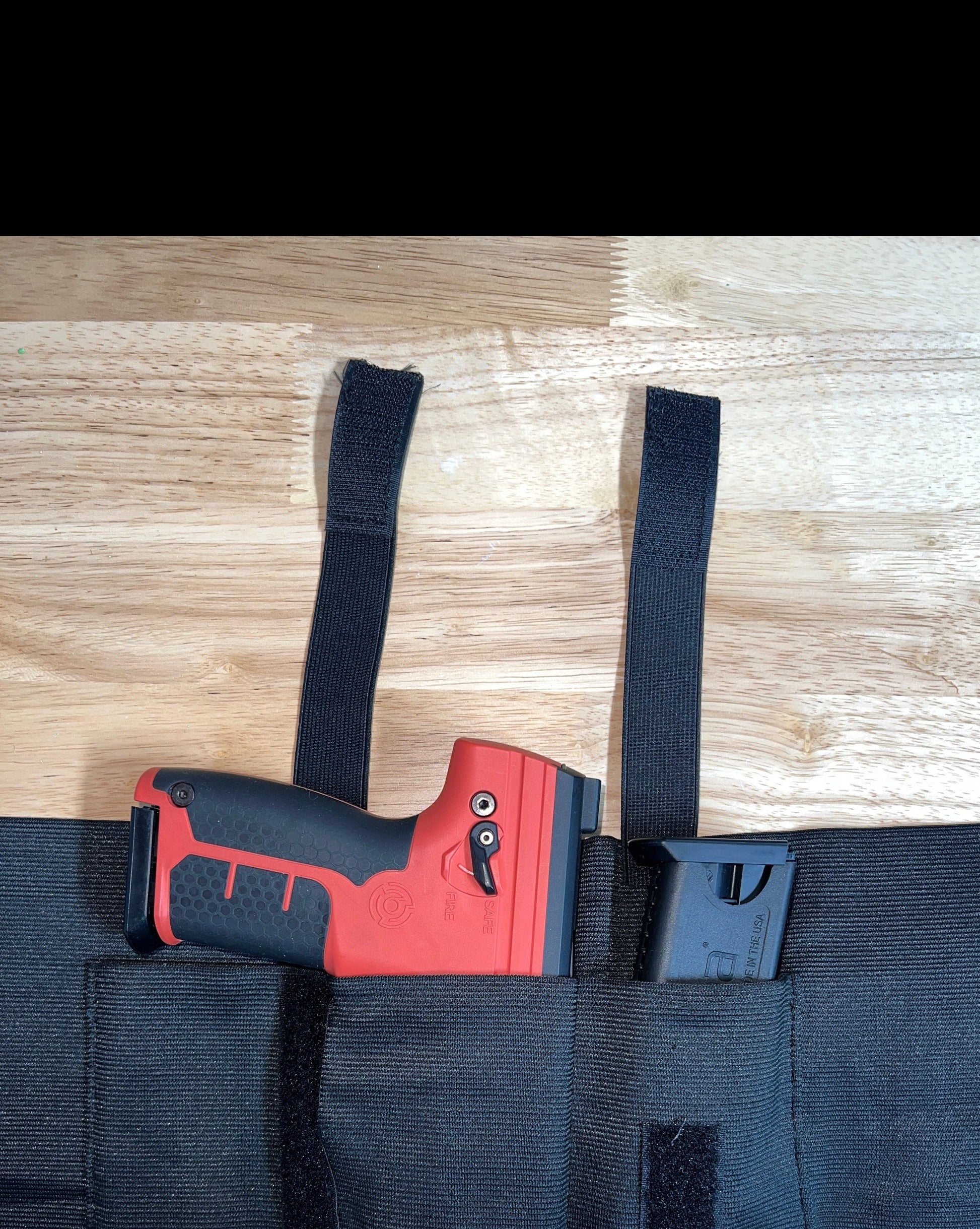 Belly Belt Holster for Byrna SD and LE Launchers - Right & Left Hand Use - NAKESTORES