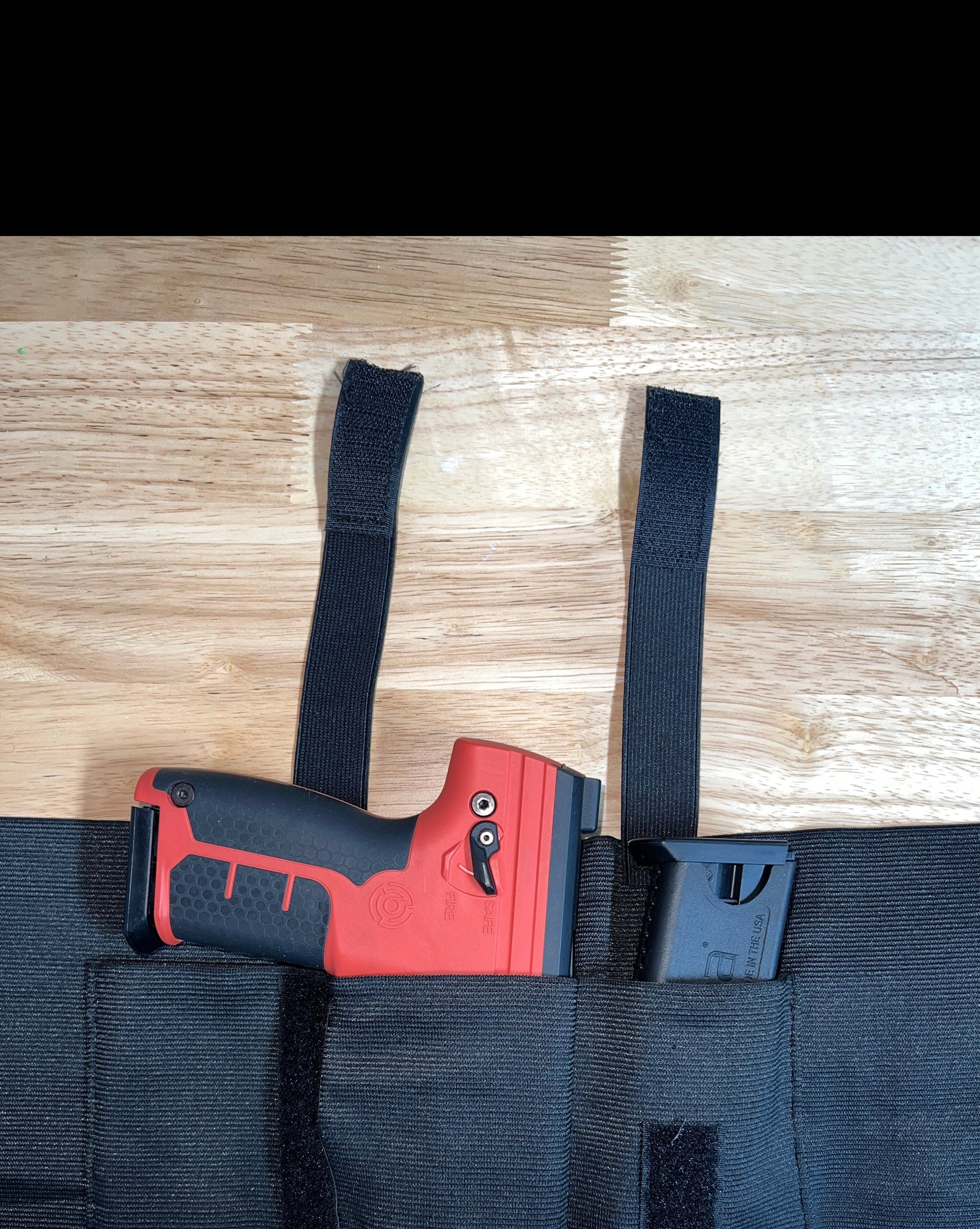 Belly Belt Holster for Byrna SD and LE Launchers - Right & Left Hand Use - NAKESTORES