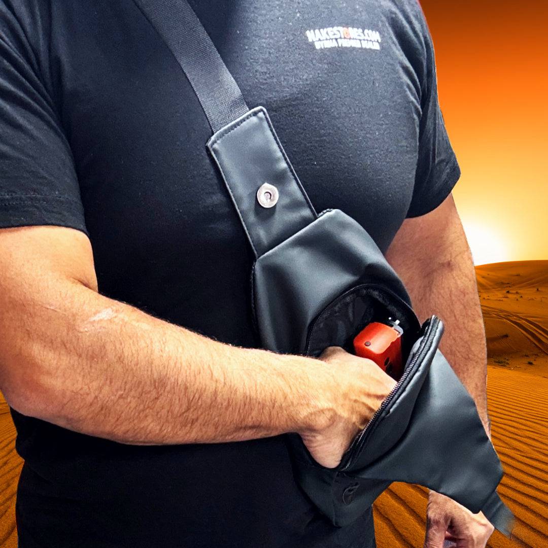 Conceal Carry Sling Bags For Byrna LE, SD & HD - Slim or Tactical Option - NAKESTORES