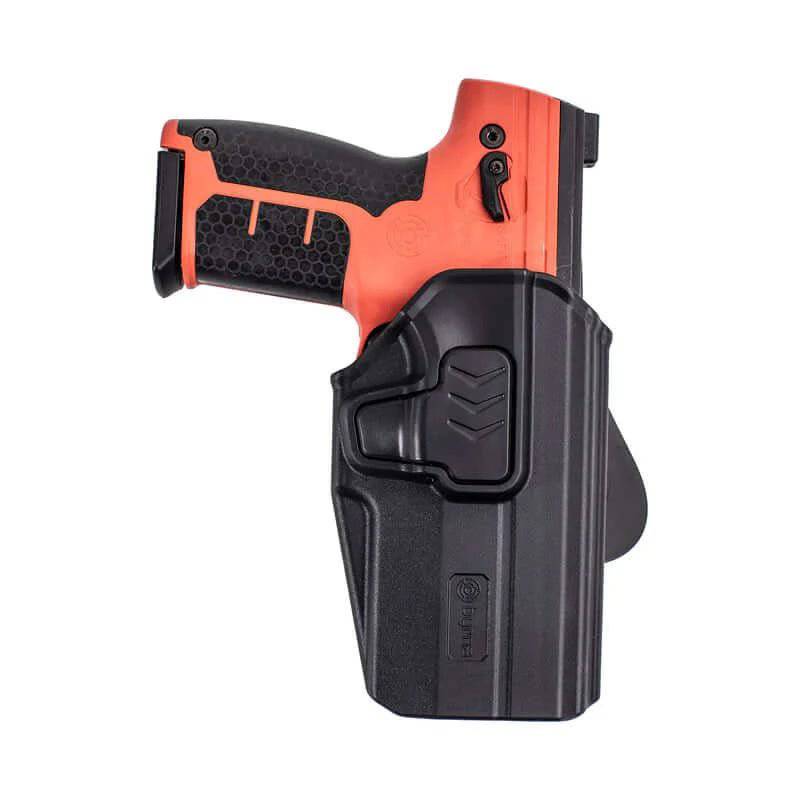 Nakestores SD Bundle Orange | Includes Byrna SD Universal Kit + 100 Count Kinetic Projectiles + 10-count 8grams CO2 + SD Level 2 Holster - NAKESTORES